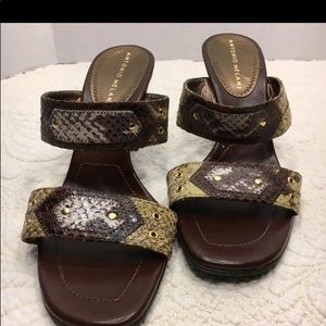 Antonio Melani Reptile Skin Heels Sz 6.5